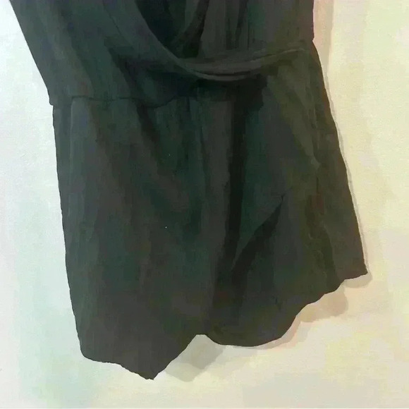 Young Fabulous & Broke Deep V-Neck Black Romper - Picture 3 of 6